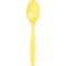 Party Central Club Pack of 288 Mimosa Yellow Party Spoons 6.75"
